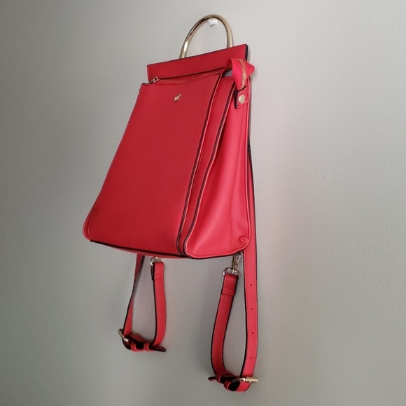 Kate & Alex Cuffaro Italian Design Red Backpack - Picture 2 of 14